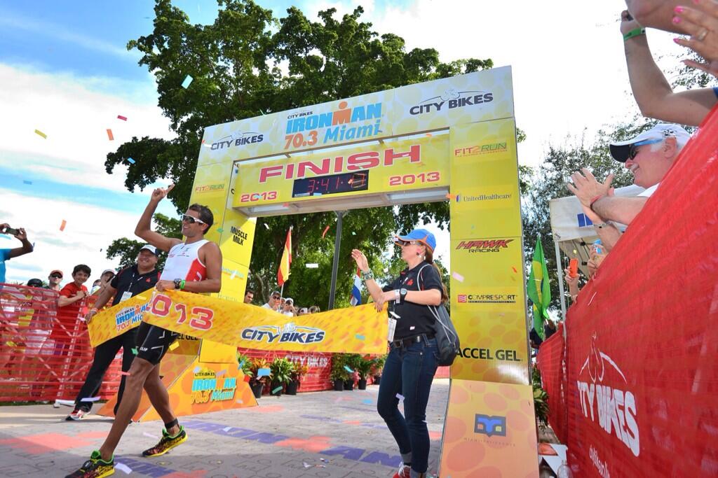 Winning the 2013 Miami Ironman 70.3 Triathlon